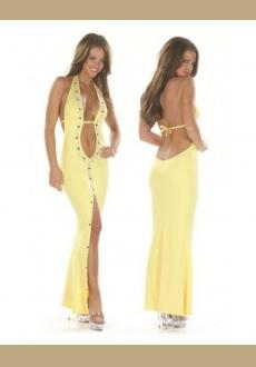 Sexy Yellow Long Gown