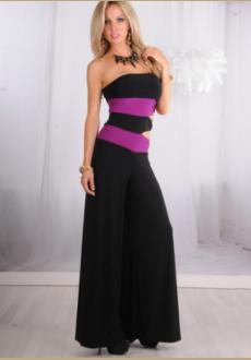 Strapless Cut Out Side Jumpsuit