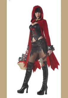 California Costumes Women's Dark Red Riding Hood Costume