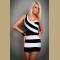 FLOT BLACK AND WHITE PARTY DRESS