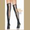 Seductive over the knee lace back stockings