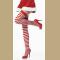 Red and White Striped Christmas Stocking