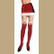 stripy black and red Christma stockings