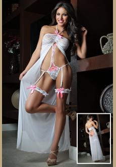 2pc Provocative Teddy Gown