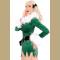 Sexy Green Swan Feathers Christmas Costumes 