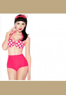 Pink Monroe High Waist swimsuit