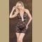 LACE BABYDOLL WITH RHINESTONE DETAIL