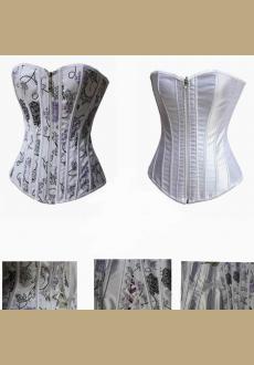 Floral Corset Bustier Double Sided Wear Fashion Corset Top