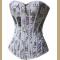 Floral Corset Bustier Double Sided Wear Fashion Corset Top