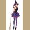  Purple Classic Starry Night Witch Costume 