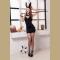 Hollowen Bunny Party Sexy Black Cosplay Costumes