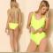 Lovey String-Back One-Piece Swimsuit
