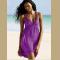 Short Purple Summer Dress