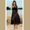 Black Convertible Lace Beach Dress