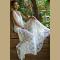 Casual White Lace Dress V-neck Sleeveless Long Beach Dresses