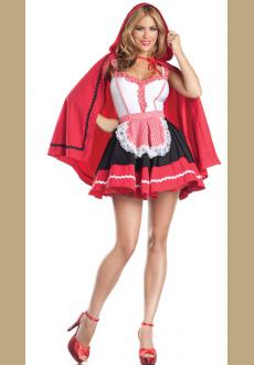 Romantic Red Riding Hood Sexy Adult Costume