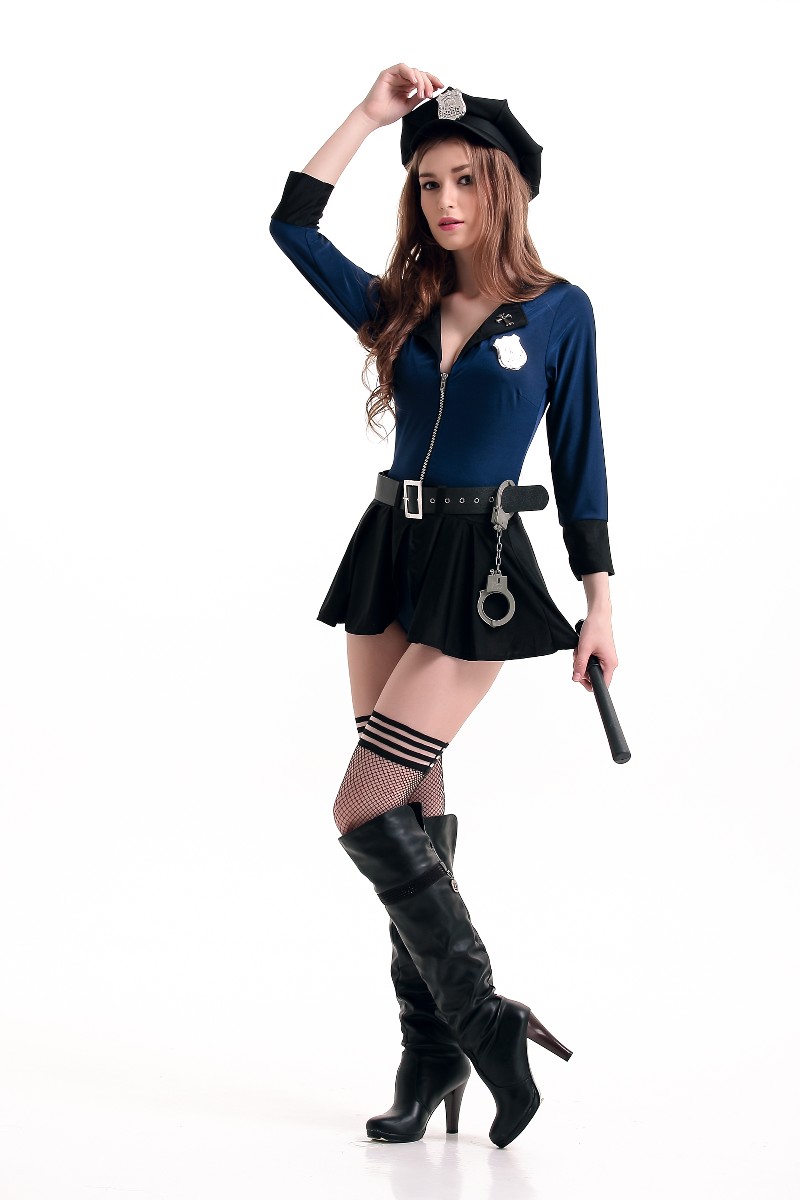 Sexy Police Woman Uniform Cop Dresspolice Costume2019 Adult Costumes 4411