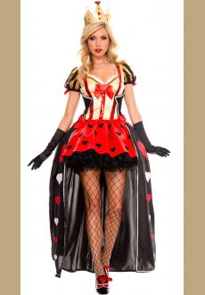 Luxurious Sequin Queen of Hearts costume