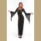 Black Hooded Robe Witch Costume