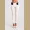 STYLISH MID-WAISTED BUTTON EMBELLISHED SLIMMING PANTS FOR WOMEN