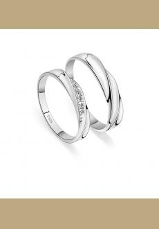 SS11050 S925 silver couple rings