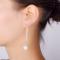 SS11009 Shamballa earrings with full diamond
