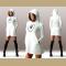 Casual Loose Cotton Hooded Dress