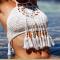 Women Crochet Lace Bralette Knit Bra Boho Beach Bikini Tassel Cami Tank Crop Top