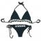 Sexy 2PCS Bikini Set Crochet Knit Top&Bottoms Women Halter Bra Bralette Swim