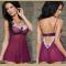 Purple sexy lingerie for women