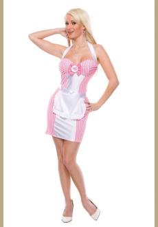 Sexy Candy Stripe Sweetie Costume