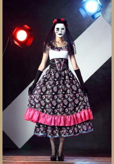 Spanish Lady Day Of Dead Costume