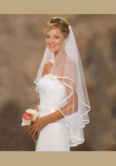 The bride marriage yarn fashion yarn double ribbon serging double modelling veil and combs