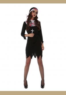 halloween bloody women costume,accessory:headwear.the stocking is not included.