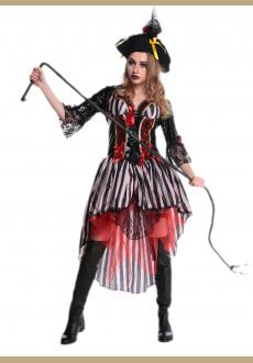 Women Halloween Party Pirates of the Caribbean Fashion Of Clothing Dresses Women Pirates Costume