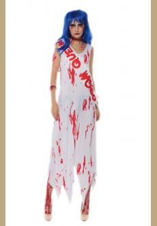 zombie Queen of Miss World costume,it comes with dress,shoulder belt