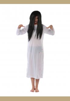 white Japanese scary movie Sadako costume