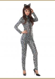 leopard cat bodysuit costume 