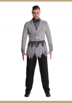 Halloween Infected Man Costume,it comes with coat,tshirt,tie,panty