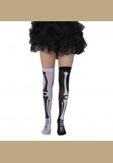 arty pskeleton socks costumes accessories adult socks, Yin and Yang are black and white socks