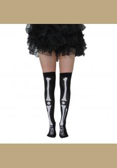 Prom dress accessories printing skeleton stockings vampire Halloween socks