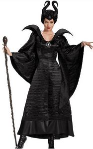 Maleficent Deluxe Christening Black Gown Adult Plus Costume