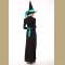 halloween witch long gown costume,it comes with hat,dress,gloves,belt