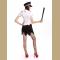 bloody women zombie police costume,it comes with hat,topwear,skirt