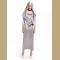 silver zombie nun costume.it comes with headband,dress,cross