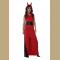 Red bloody cosplay costume for halloween