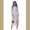 zombie long white bride costume,it comes with headwear,dress