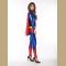 cosplay supergirl catsuit costume,it comes with bodysuit with cape