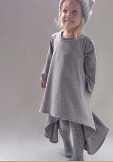   Children s clothing solid color European and American style children  s long sleeved dress skirt wholesale