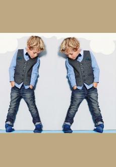 Wholesale europe and the academic handsome boy gentleman cowboy children s clothes